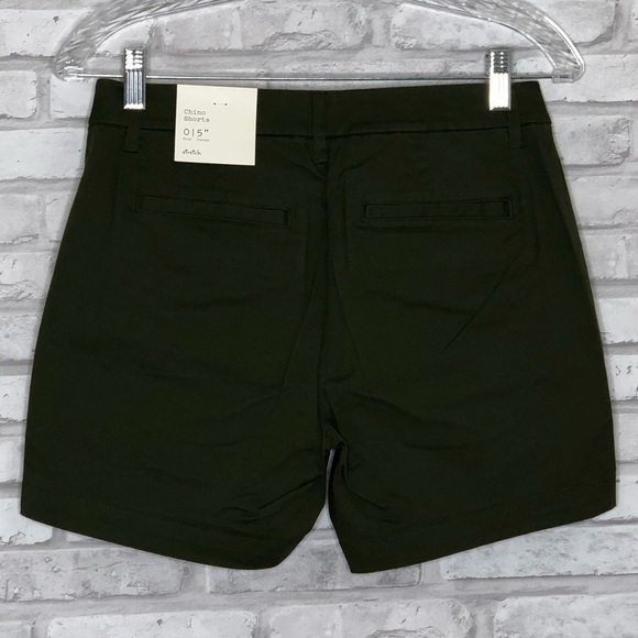 A New Day green chino shorts, NWT, size 0 - Picture 4 of 7